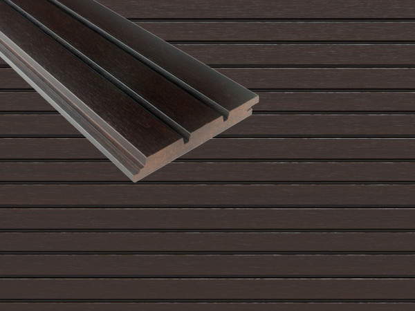 Fassade Rhombusprofil Thermo Bambus Symphony 40