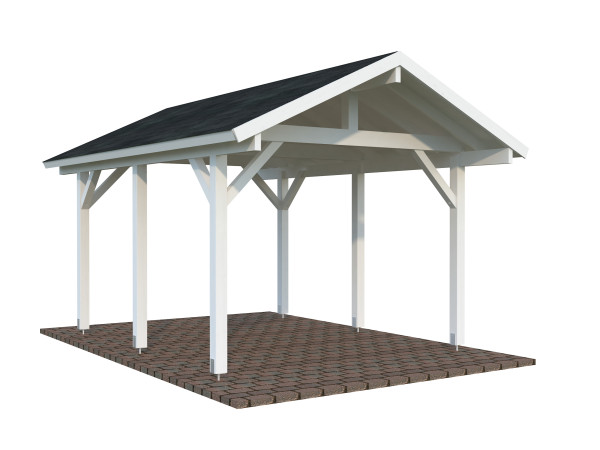 Carport Robert 11,7 m² weiß