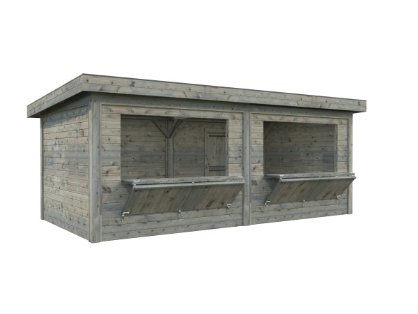 Marktstand Lenna 16,6 m² Set 311 grau