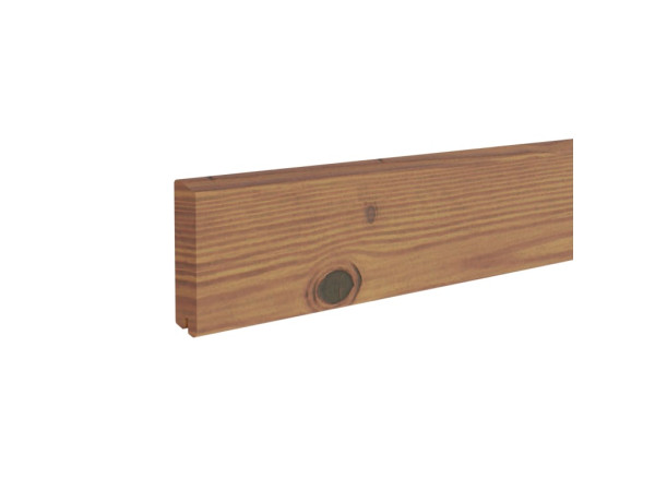 Sichtschutzzaun SYSTEM Rhombus Thermo-Holz Einzelprofil