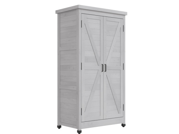 Geräteschrank &quot;John&quot; weiß für Innen- und Außenbereich