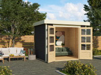 Gartenhaus Askola 3 19 mm terragrau Gartenhaus Askola 3 19 mm terragrau