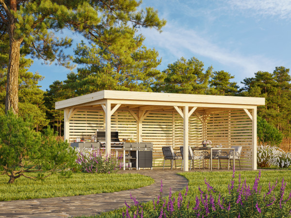 Pavillon Lenna 16,6 m² Set 309 naturbelassen