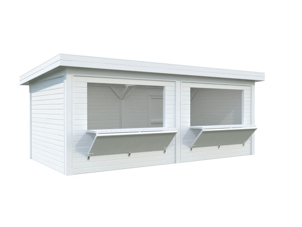 Marktstand Lenna 16,6 m² Set 311 weiß
