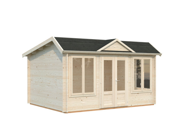 Gartenhaus Claudia Pent 11,5 m² 34 mm transparent