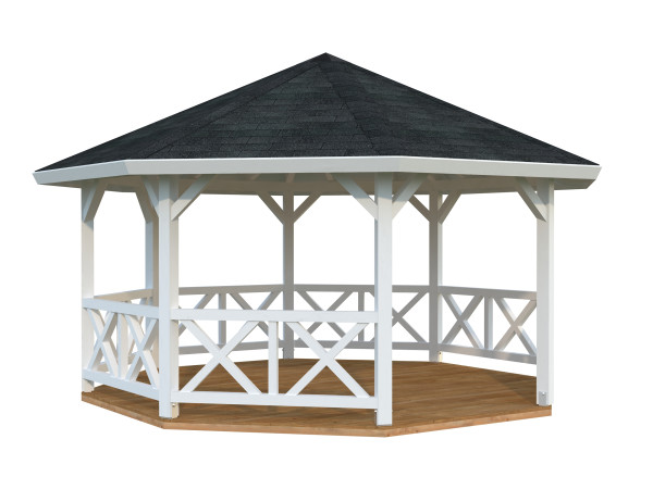 Pavillon Betty 18,0 m² weiß