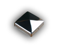 Pfostenkappe Edelstahl 9 x 9 cm Pfostenkappe Edelstahl 9 x 9 cm
