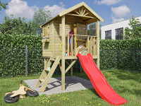 Abb. zeigt Stelzenhaus inklusive Zubehör (nicht enthalten) Abb. zeigt Stelzenhaus inklusive Zubehör (nicht enthalten)