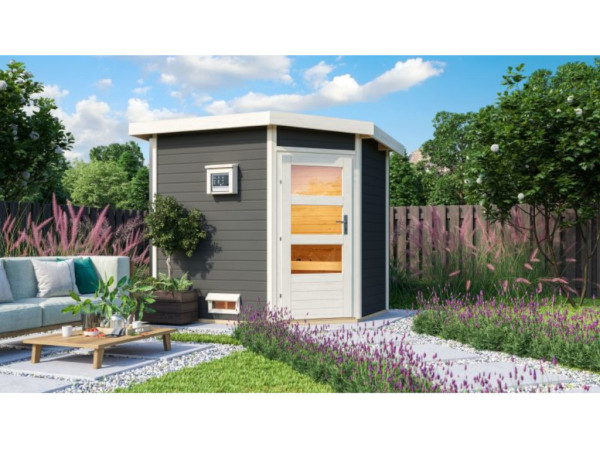 Saunahaus Mikka 38 mm terragrau