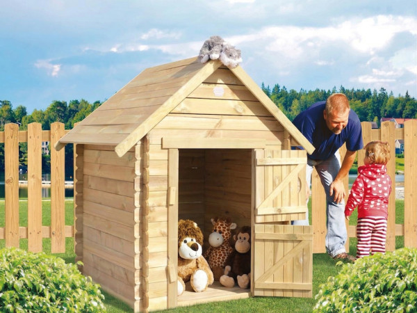 Spielhaus Lois Blockbohlen KDI