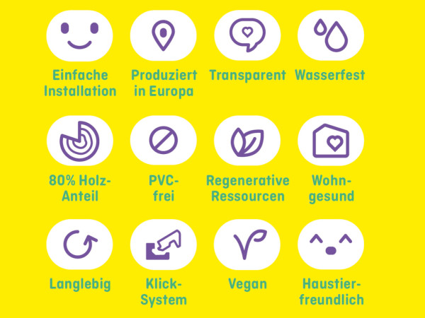 Designboden KIWI now Deine sonnige Wahl Eiche Landhausdiele