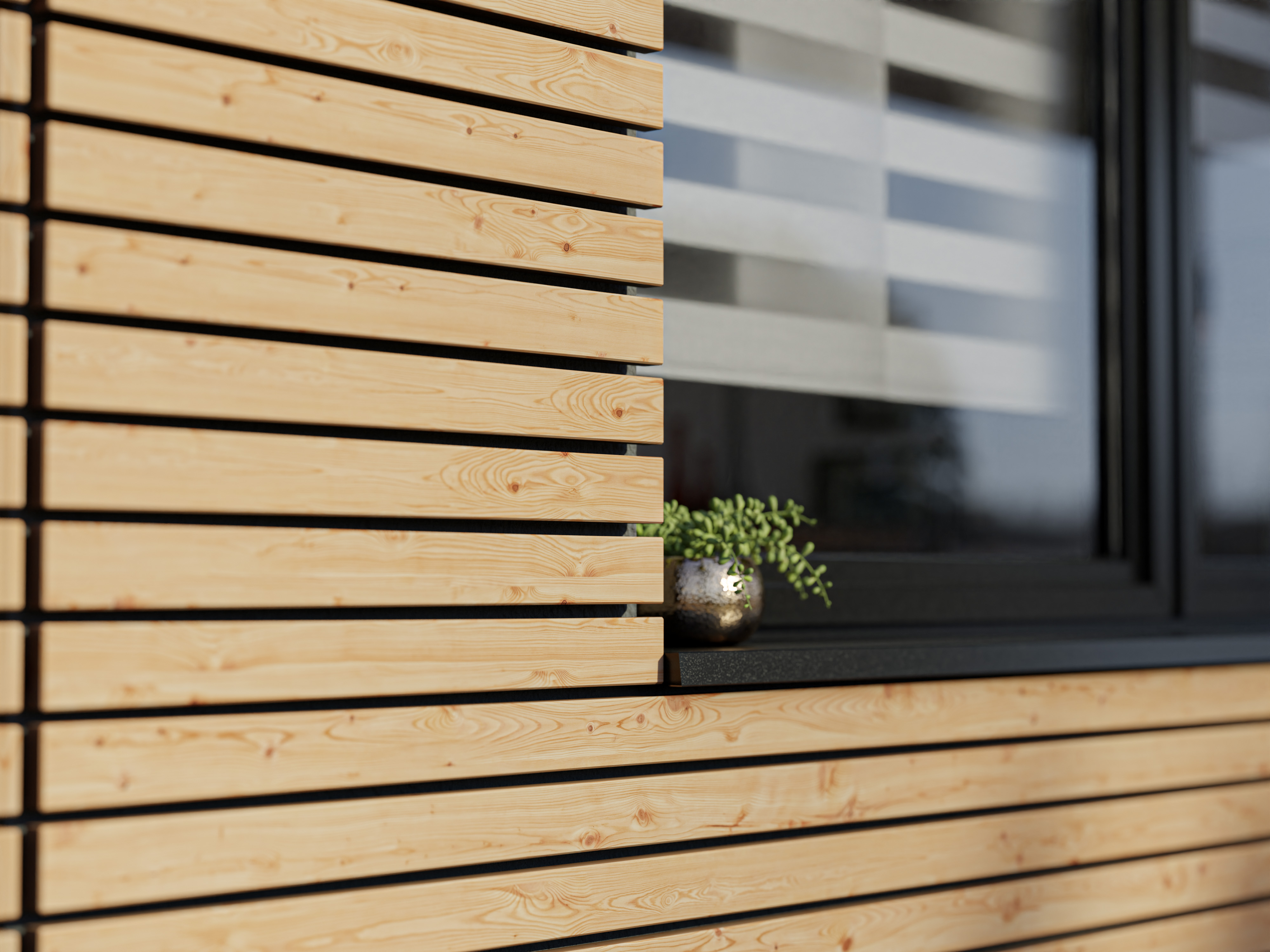 Fassade Rhombusprofil Sibirische Lärche | Holzfassaden