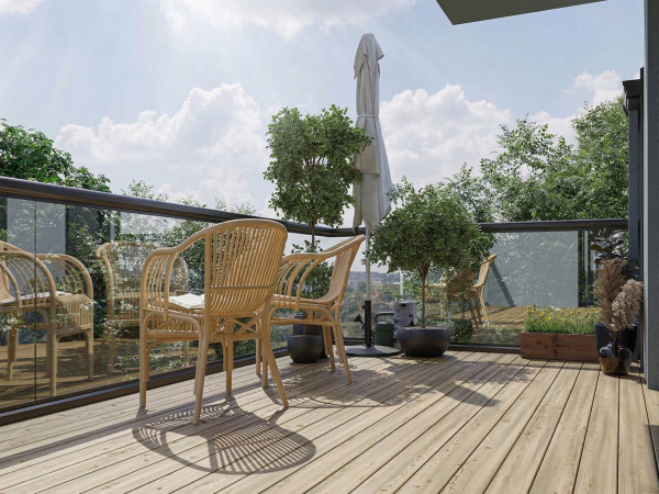 Terrassendiele Kiefer