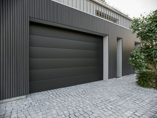 Fassadenverkleidung WPC WEO35 Dark Grey Rhombusprofil