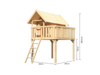 Vorschau: Stelzenhaus Fidel naturbelassen Vorschau: Stelzenhaus Fidel naturbelassen