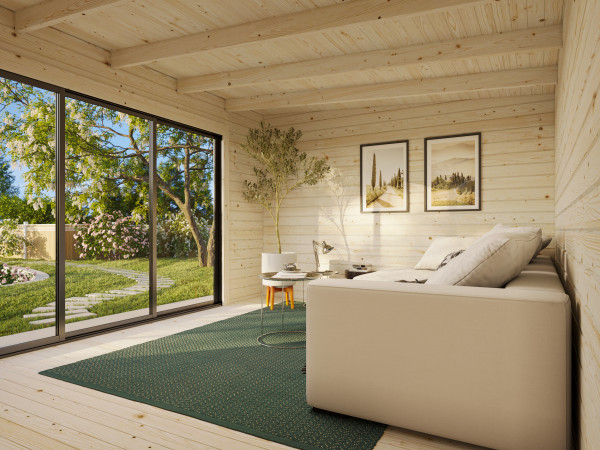 Gartenhaus Lea 14,2 m² Slide 44 mm
