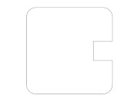 Endpfosten Flexano Kiefer KDI grün Endpfosten Flexano Kiefer KDI grün