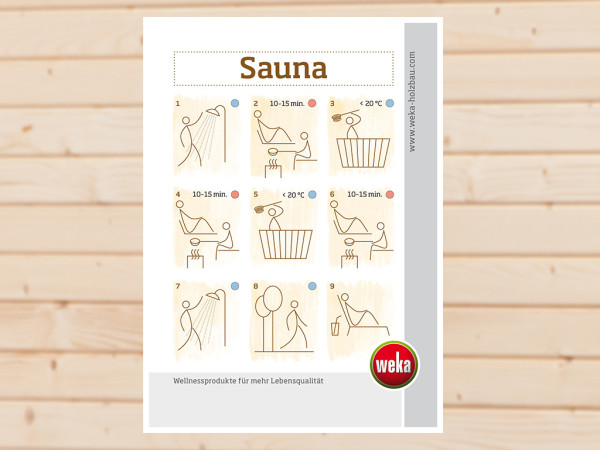 Sauna-Baderegeln