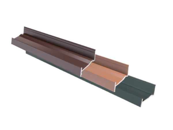 Anfangs-/Abschlussprofil Anthrazit, pulverbeschichtetes Aluminium