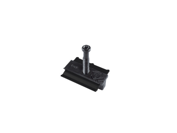 Befestigungsclip für Terrassendielen Cobra Hybrid 8-25 Schwarz lackiert