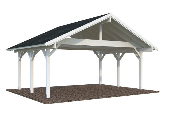 Carport Robert 20,6 m² weiß