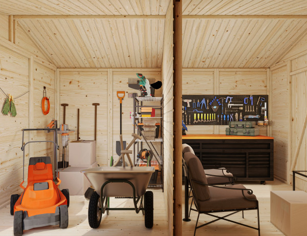 Gartenhaus Dan 9,9 m² 16 mm