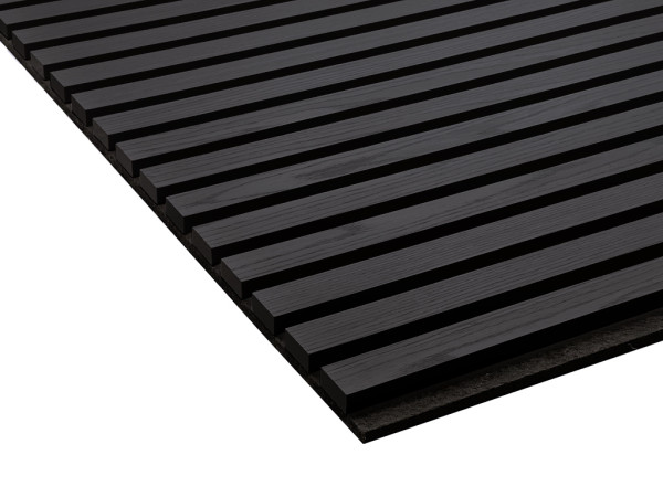 Akustikpaneele Wandverkleidung Black Oak 240 cm Filz schwarz