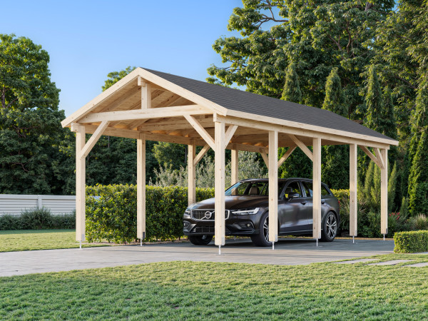 Carport Robert 23,1 m² naturbelassen