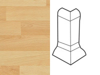 Außenecke für Sockelleiste Profil 1 MK Buche 2011 Außenecke für Sockelleiste Profil 1 MK Buche 2011