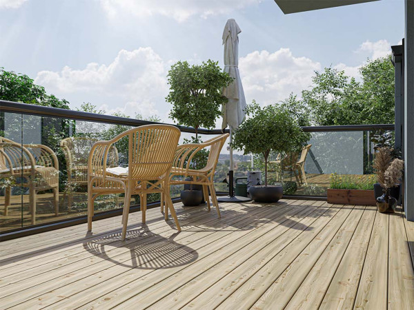 Terrassendiele Kiefer KDI