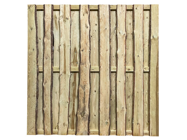 Sichtschutzzaun Rustikal KDI grün Bausatz