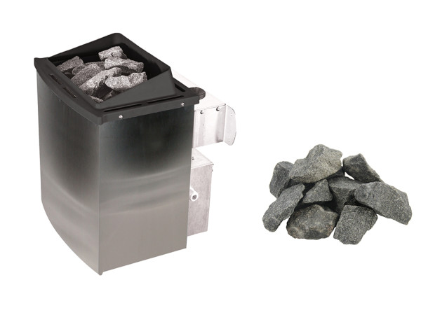 Sauanofen 9 kW mit integrierter Steuerung SPARSET 1