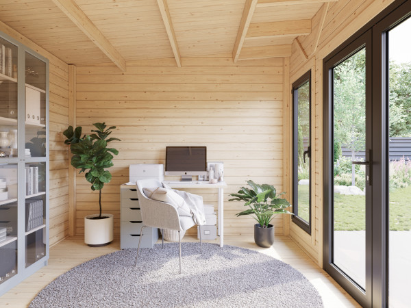 Gartenhaus Aurelia 8,4+7,9 m² 44 mm