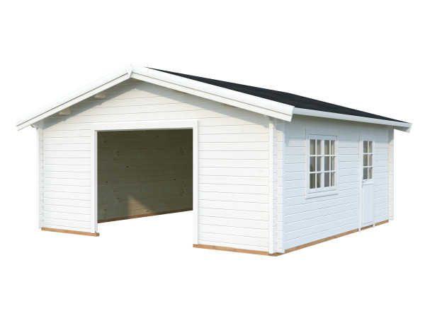 Garage Roger 27,7 m² ohne Tor 70 mm weiß