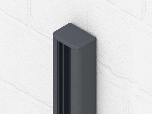 EASY-FENCE/ROM ALU-Montageprofil, anthrazit