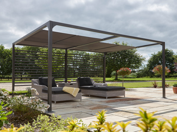 Aluminium-Pergola "Florence 4x3" dunkelgrau