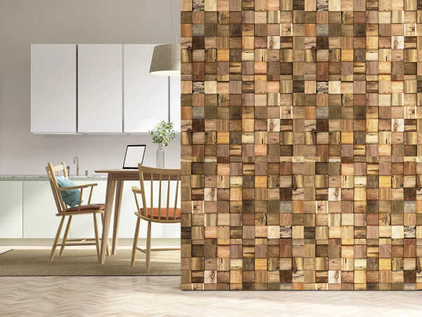Wandverkleidung Teak Edelweiss