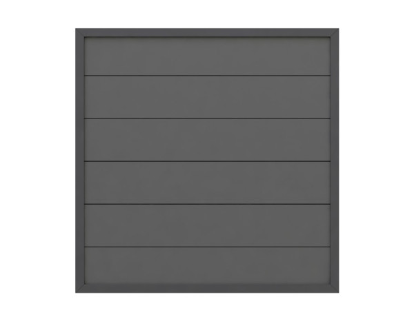 Sichtschutzzaun DESIGN WPC anthrazit