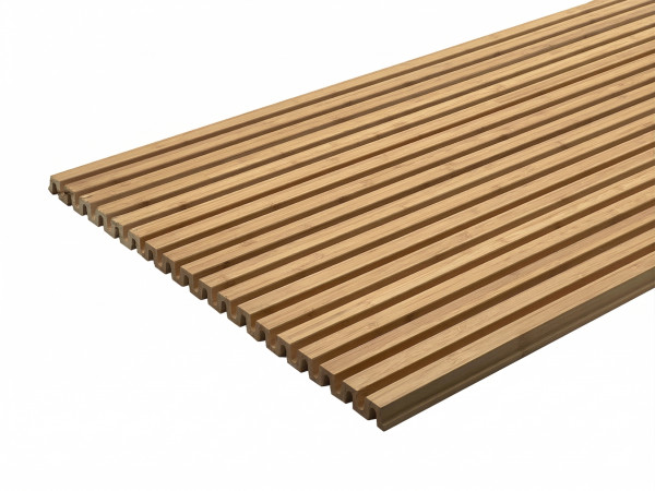 Fassadenverkleidung Bambus geölt Rhombusprofil
