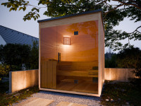 Gartensauna Lilly natur SPARSET 9kW Ofen und int. Strg. Gartensauna Lilly natur SPARSET 9kW Ofen und int. Strg.