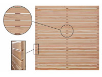 Vorschau: Rhombuszaun DIY-Bausatz Lärche Vorschau: Rhombuszaun DIY-Bausatz Lärche