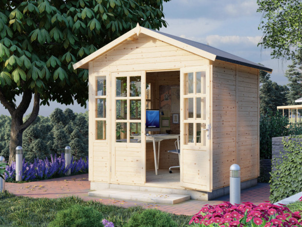 Gartenhaus Teahouse Scarlett 19 mm natur