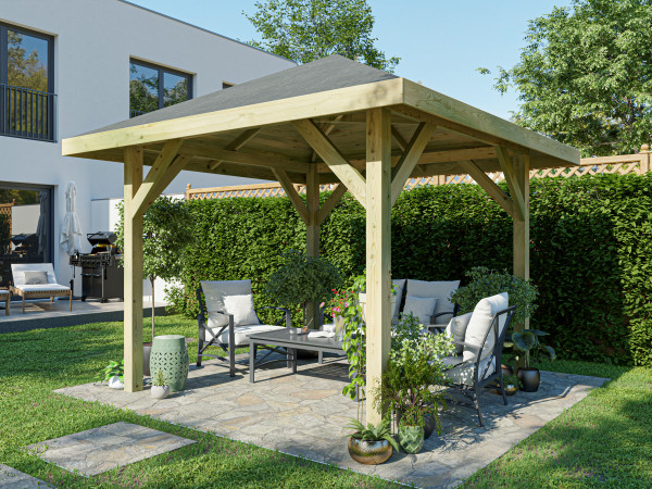 Pavillon Gartenlaube Tourist Kiefer imprägniert
